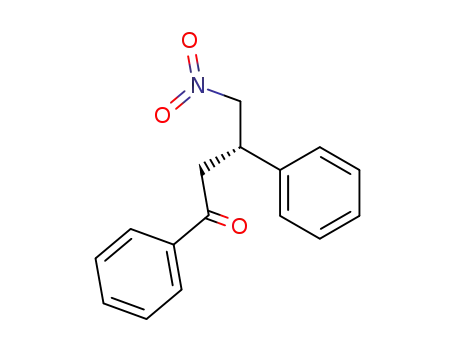 (S)-4-nitro-1,3-diphenylbutan-1-one