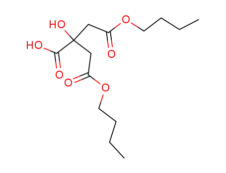 Molecular Structure of 101996-65-0 (1,2,3-Propanetricarboxylic acid, 2-hydroxy-, 1,3-dibutyl ester)