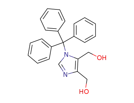 4,5-dihydroxymethyl-1-triphenylmethylimidazole