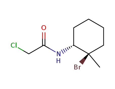 N-((1R,2R)-2-Bromo-2-methyl-cyclohexyl)-2-chloro-acetamide
