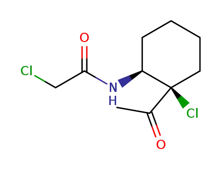 N-((1S,2R)-2-Acetyl-2-chloro-cyclohexyl)-2-chloro-acetamide