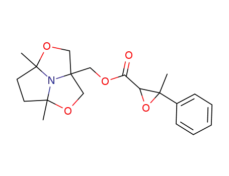 3-methyl-3-phenyl-oxiranecarboxylic acid 4a,6a-dimethyl-tetrahydro-1,4-dioxa-6b-aza-cyclopenta[cd]pentalen-2a-ylmethyl ester