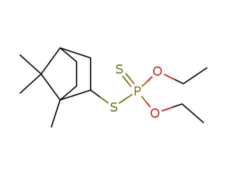 Dithiophosphoric acid O,O'-diethyl ester S-(1,7,7-trimethyl-bicyclo[2.2.1]hept-2-yl) ester