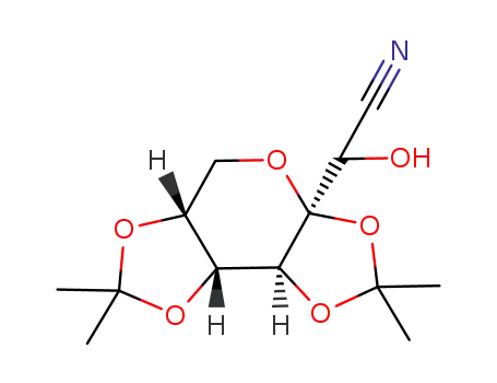 3,4:5,6-di-O-isopropylidene-β-D-arabino-DL-glycero-3-heptulopyranosonitrile