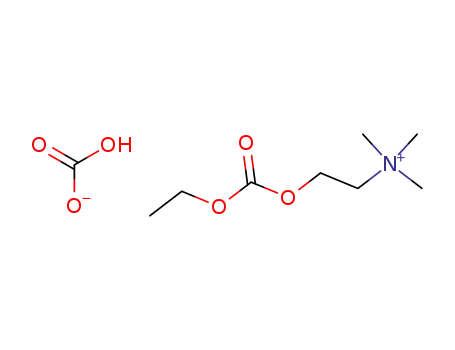 Hydrogen carbonate(2-ethoxycarbonyloxy-ethyl)-trimethyl-ammonium;