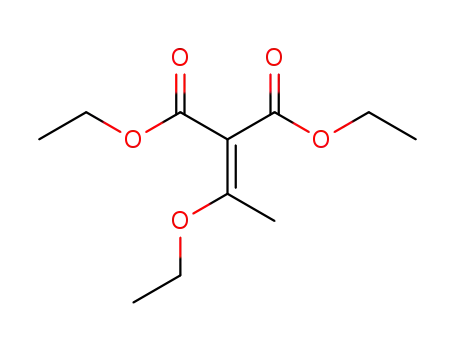Molecular Structure of 3044-06-2 ((1-Ethoxyethylidene)propanedioic acid diethyl ester)