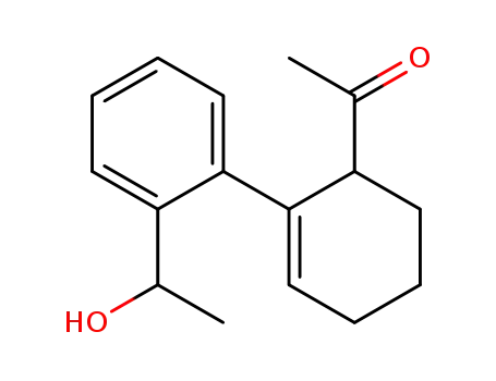1-acetyl-2-<2'-(α-hydroxyethyl)phenyl-1'>-2-cyclohexene