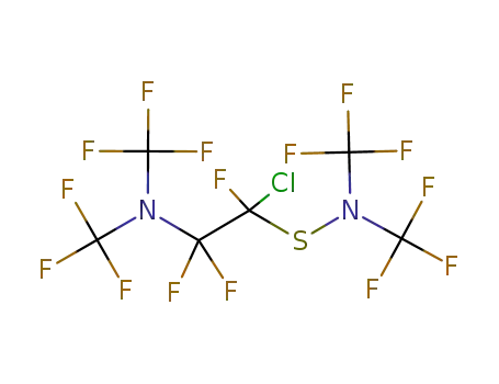 S-[2-(Bis-trifluoromethyl-amino)-1-chloro-1,2,2-trifluoro-ethyl]-N,N-bis-trifluoromethyl-thiohydroxylamine