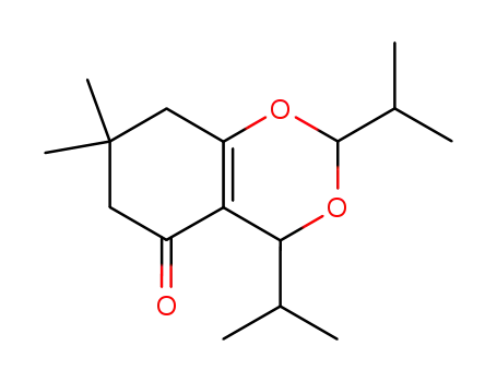 Molecular Structure of 83814-62-4 (7,8-DIHYDRO-2,4-DIISOPROPYL-7,7-DIMETHYL-4H-BENZO[D][1,3]DIOXIN-5(6H)-ONE)
