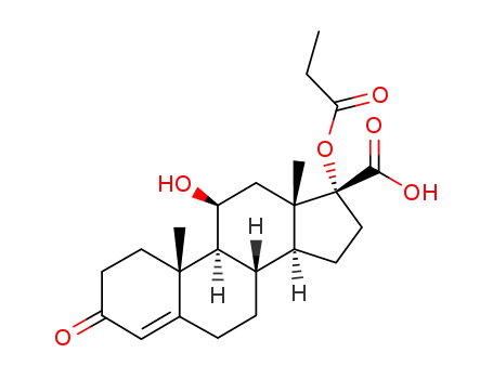 11β-hydroxy-17α-propanoyloxy-3-oxo-androst-4-ene-17β-carboxylic acid