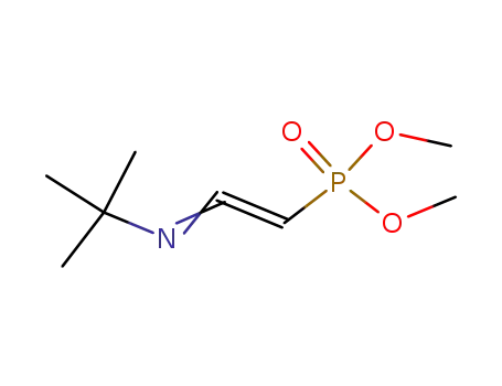 Molecular Structure of 85829-45-4 (Phosphonic acid, [[(1,1-dimethylethyl)imino]ethenyl]-, dimethyl ester)