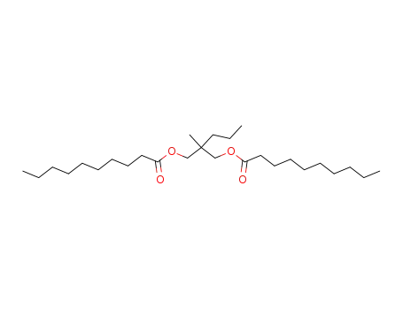 Decanoic acid 2-decanoyloxymethyl-2-methyl-pentyl ester