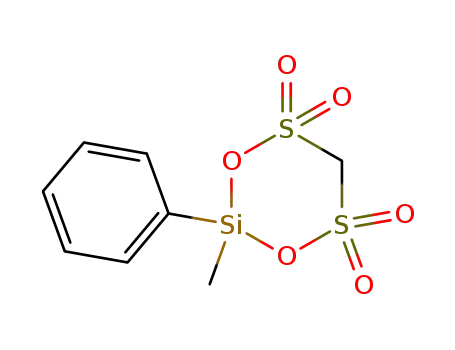 3-Methyl-3-phenyl-2,4-dioxa-1,5-dithia-1,1,5,5-tetraoxid-3-silacyclohexane