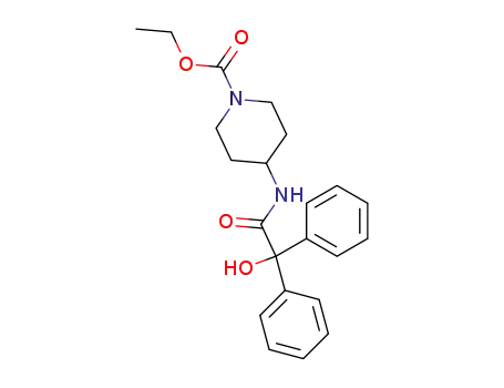 N-(1-carboethoxy-4-piperidyl)-2-hydroxy-2,2-diphenylacetamide