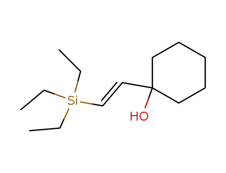 1-((E)-2-(Triethylsilyl)ethenyl)-1-cyclohexanol