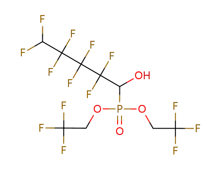 bis(2,2,2-trifluoroethyl) (1H,5H-octafluoro-1-hydroxypentyl)phosphonate