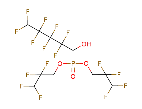 bis(2,2,3,3-tetrafluoropropyl) (1H,5H-octafluoro-1-hydroxypentyl)phosphonate
