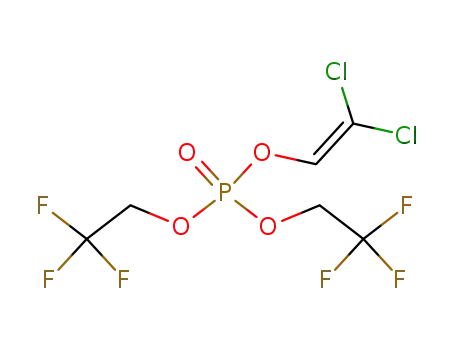 Phosphoric acid 2,2-dichloro-vinyl ester bis-(2,2,2-trifluoro-ethyl) ester
