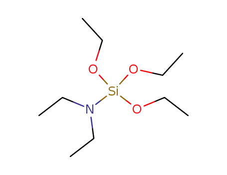 Molecular Structure of 35077-00-0 (Silanamine, 1,1,1-triethoxy-N,N-diethyl-)
