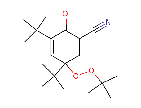 2,4-di-tert-butyl-4-tert-butylperoxy-6-cyano-2,5-cyclohexadienone
