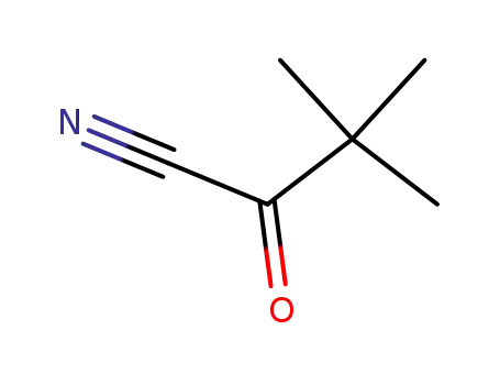 Molecular Structure of 42867-40-3 (PIVALOYL CYANIDE)