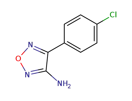 3-amino-4-(p-chlorophenyl)-1,2,5-oxadiazole