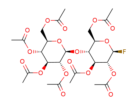 2,3,6-tri-O-acetyl-4-O-(2,3,4,6-tetra-O-acetyl-β-D-glucopyranosyl)-β-D-glucopyranosyl fluoride