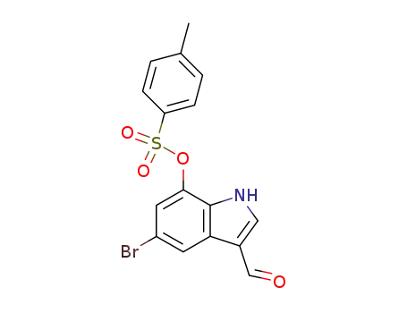 Toluene-4-sulfonic acid 5-bromo-3-formyl-1H-indol-7-yl ester