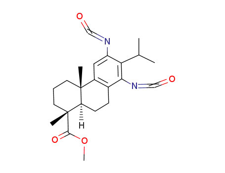 (1R,4aS,10aR)-6,8-Diisocyanato-7-isopropyl-1,4a-dimethyl-1,2,3,4,4a,9,10,10a-octahydro-phenanthrene-1-carboxylic acid methyl ester