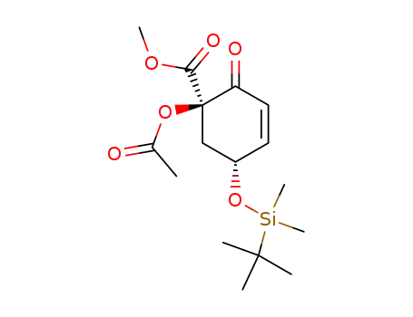 (1R,5R)-1-Acetoxy-5-(tert-butyl-dimethyl-silanyloxy)-2-oxo-cyclohex-3-enecarboxylic acid methyl ester