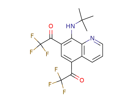 1-[8-tert-Butylamino-5-(2,2,2-trifluoro-acetyl)-quinolin-7-yl]-2,2,2-trifluoro-ethanone