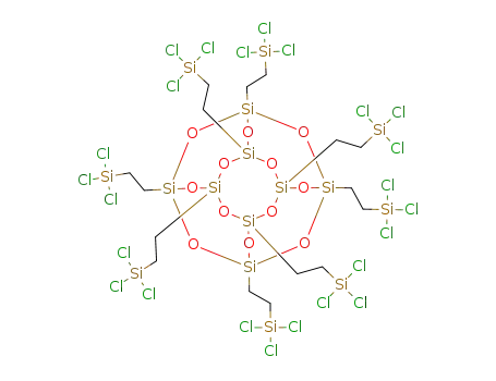 Molecular Structure of 214675-88-4 (PSS-OCTA(2-TRICHLOROSILYLETHYL) SUBSTIT&)