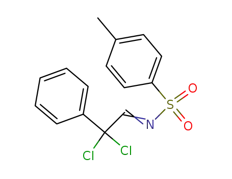Molecular Structure of 236404-04-9 (Benzenesulfonamide, N-(2,2-dichloro-2-phenylethylidene)-4-methyl-)