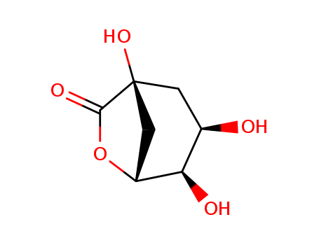 6-Oxabicyclo[3.2.1]octan-7-one, 1,3,4-trihydroxy-, (1S,3R,4R,5R)-