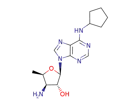 9-(3-amino-3,5-dideoxy-β-D-xylofuranosyl)-N6-cyclopentyladenine
