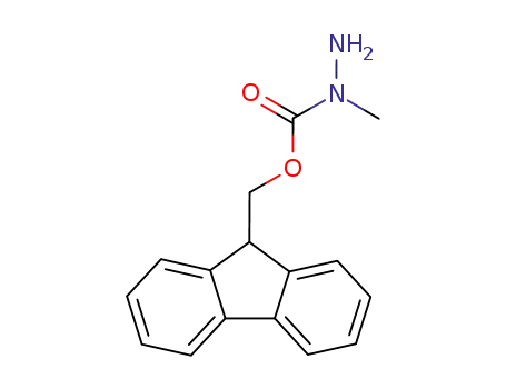 Molecular Structure of 250280-32-1 (Hydrazinecarboxylic acid, 1-methyl-, 9H-fluoren-9-ylmethyl ester)