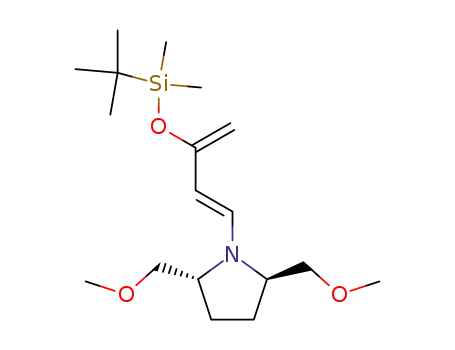 4-[2,5-(R,R)-dimethoxymethyl-pyrrolidin-1-yl]-3-(tert-butyldimethylsiloxy)-1,3-butadiene