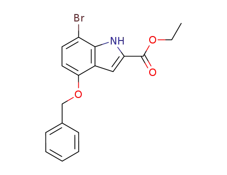 ethyl 4-(benzyloxy)-7-bromo-1H-indole-2-carboxylate