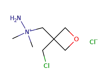 3-(1,1-dimethylhydraziniomethyl)-3-(chloromethyl)oxetane chloride