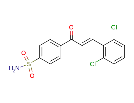 4-[(2E)-3-(2,6-dichlorophenyl)prop-2-enoyl]benzenesulfonamide