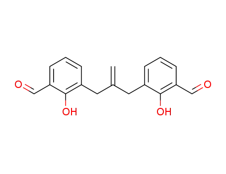 Molecular Structure of 324541-89-1 (Benzaldehyde, 3,3'-(2-methylene-1,3-propanediyl)bis[2-hydroxy-)