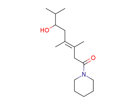 (E)-N-(6-hydroxy-3,4,7-trimethyl-3-octenoyl)piperidine