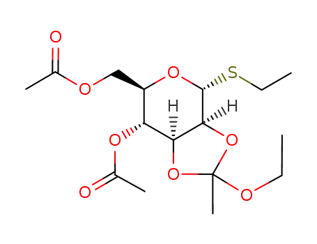 ethyl 4,6-di-O-acetyl-2,3-O-ethoxyethylidene-1-thio-α-D-mannopyranoside
