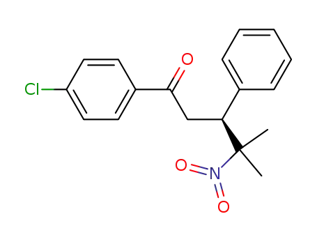 (S)-1-(4-chlorophenyl)-4-methyl-4-nitro-3-phenylpentan-1-one