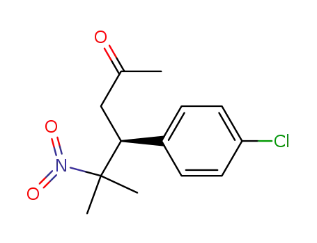 (S)-4-(4-chlorophenyl)-5-methyl-5-nitrohexan-2-one