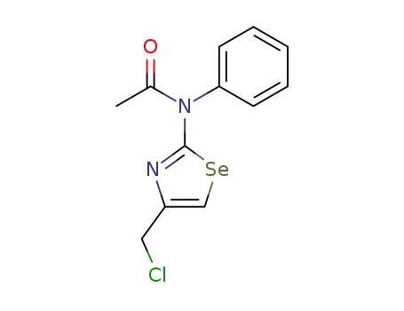 2-(N-acetylanilino)-4-chloromethyl-1,3-selenazole