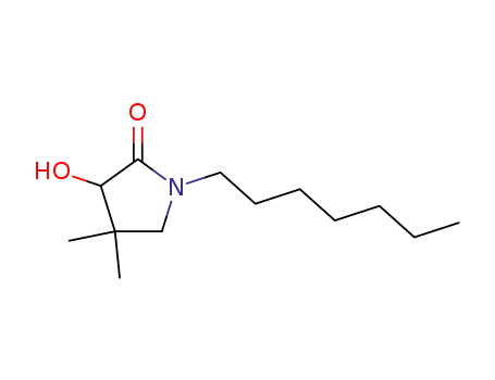 1-heptyl-3-hydroxy-4,4-dimethylpyrrolidin-2-one