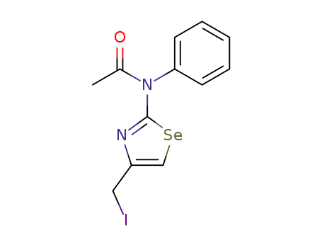 2-(N-acetylanilino)-4-iodomethyl-1,3-selenazole