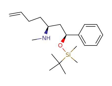 (2'S,1S)-{1-[2-(tert-butyldimethylsilanoxy)-2-phenylethyl]pent-4-enyl}methylamine