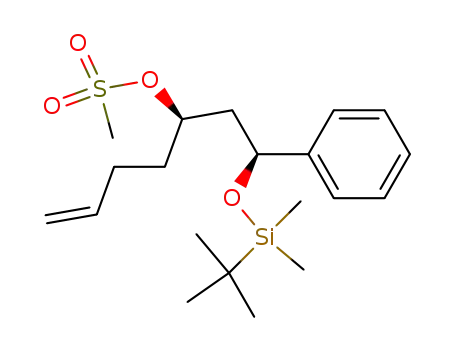 (2'S,1R)-methanesulfonic acid 1-[2-(tert-butyldimethylsilanoxy)-2-phenylethyl]pent-4-enyl ester